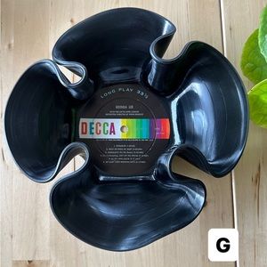 Vinyl Record Catch All Bowl